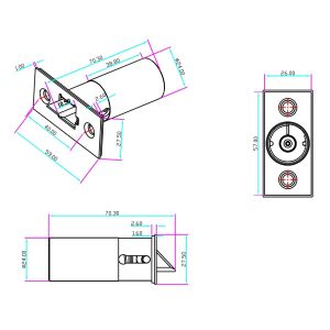 acc-040 electric latch bolt  lock dimensions (3)